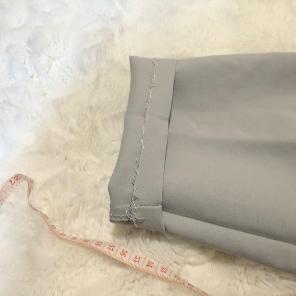 ZARA Blue High Waisted Trousers Pants - Picture 6 of 6